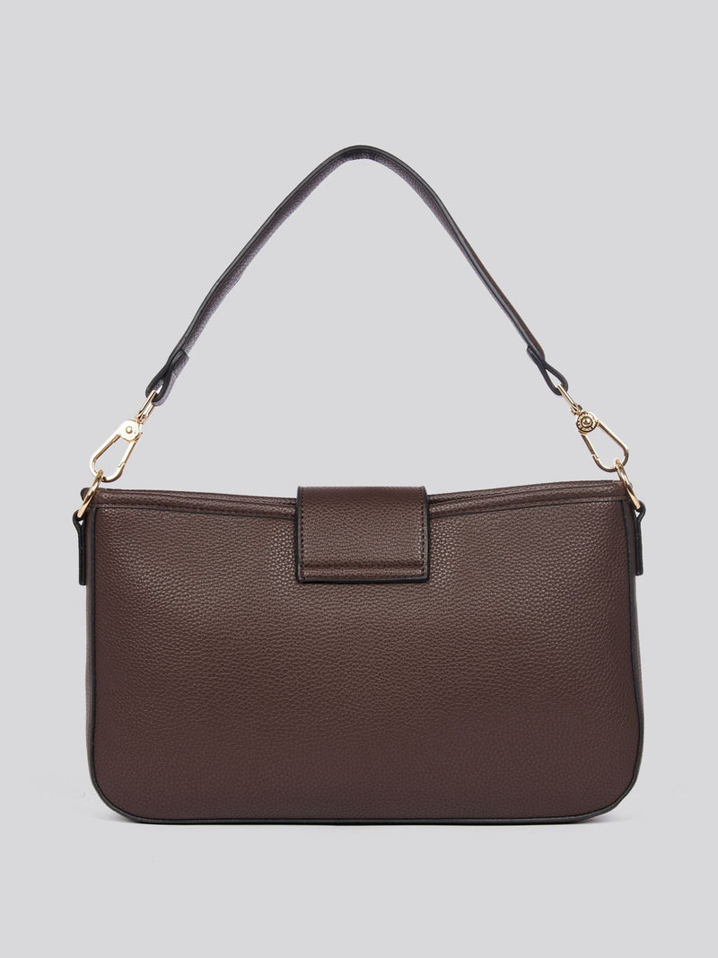 U.S. Polo Assn. Stanford Baguette bag in brown, UK version