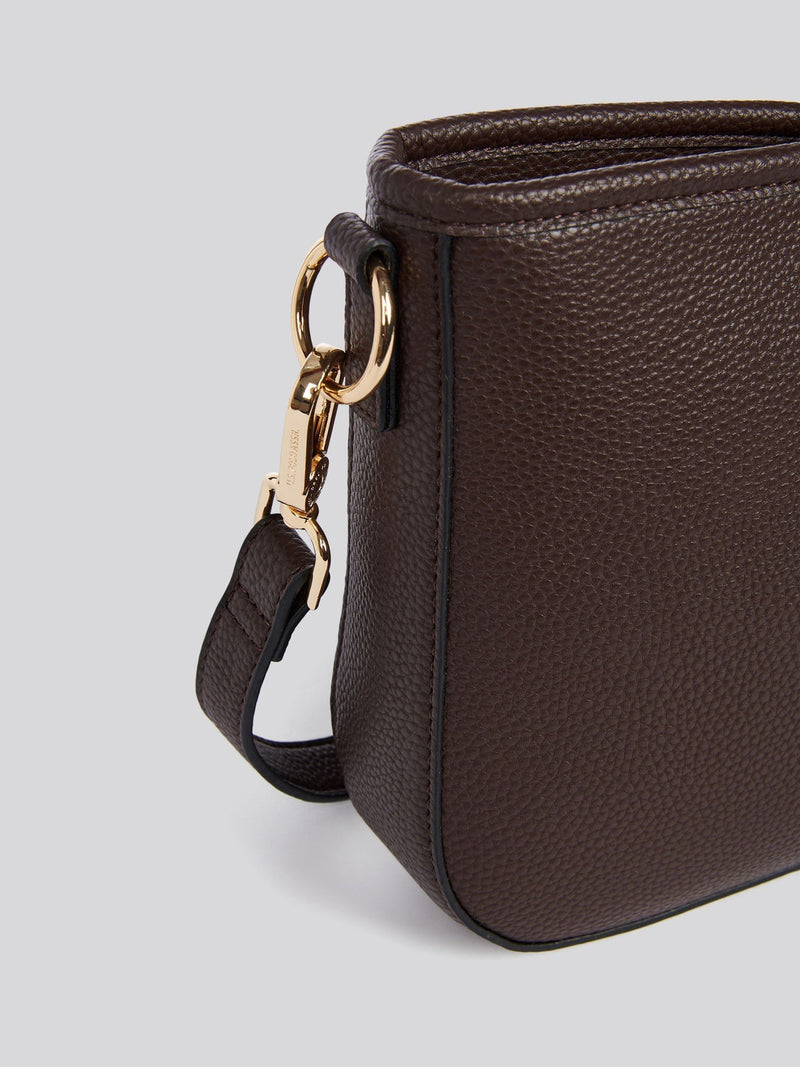 U.S. Polo Assn. Stanford Baguette bag in brown, UK version