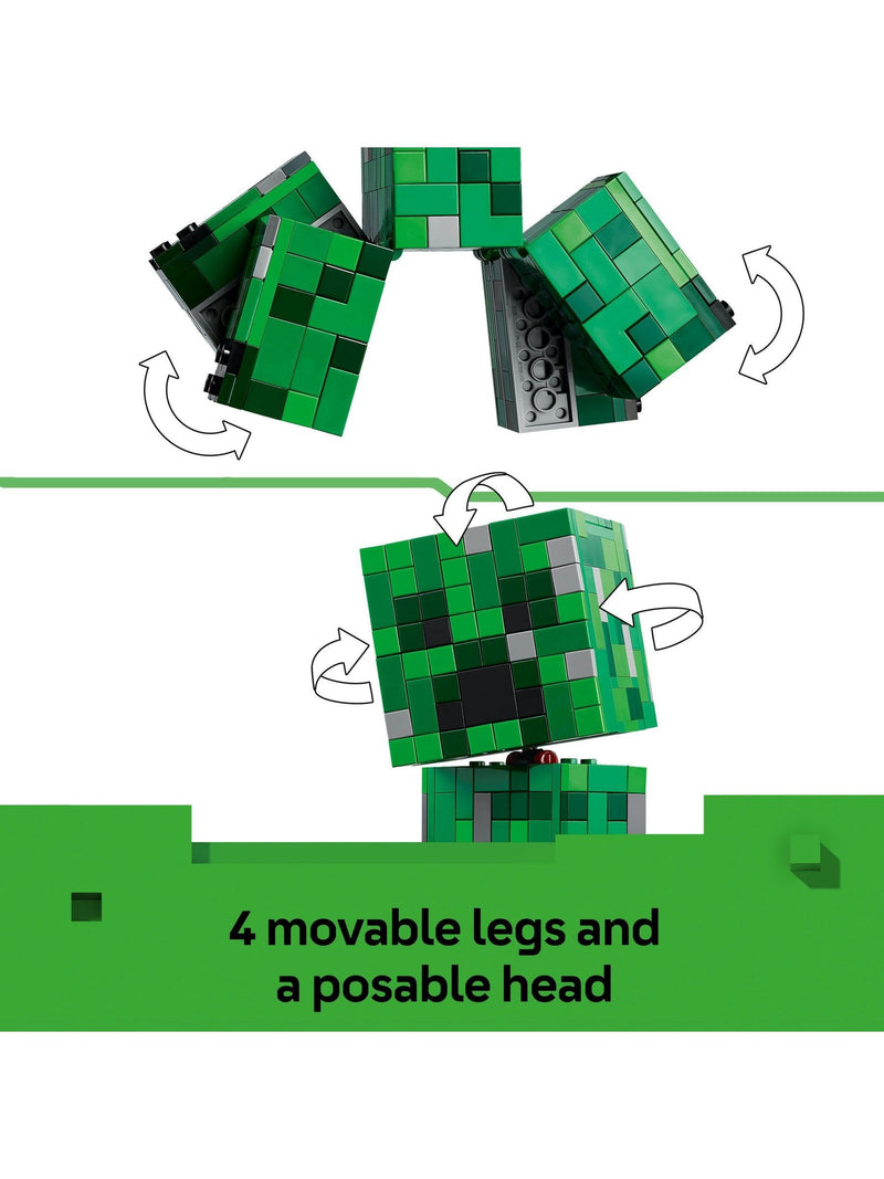 LEGO Minecraft Creeper figure building toy set 665 pieces - British product