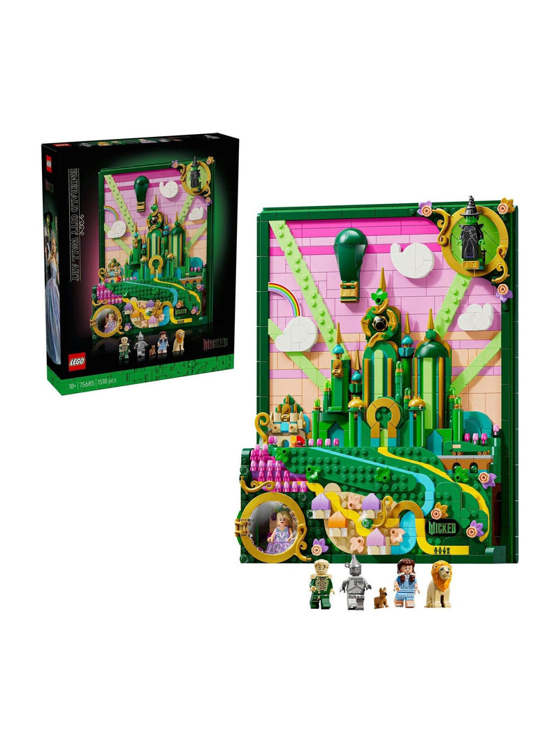 LEGO Wicked Emerald City wall art set, UK version