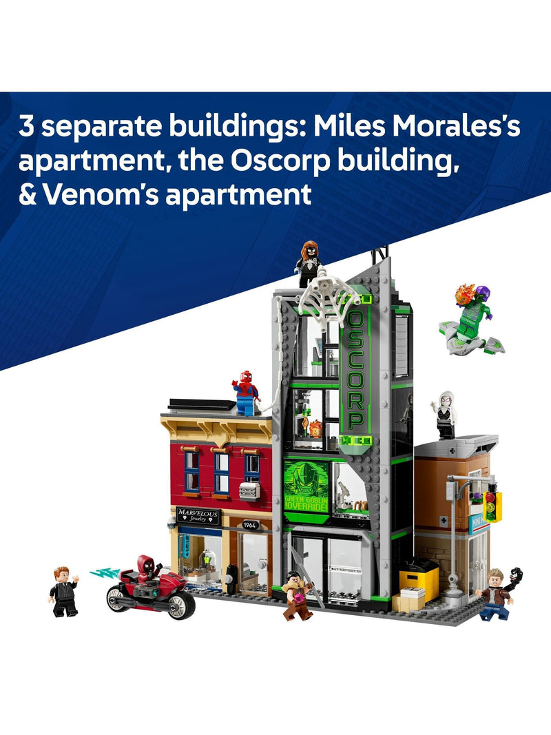 LEGO Spider-Man vs Oscorp building kit 76324, UK version