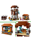 LEGO Minecraft Pillager Outpost and Ravager building toy set, UK version