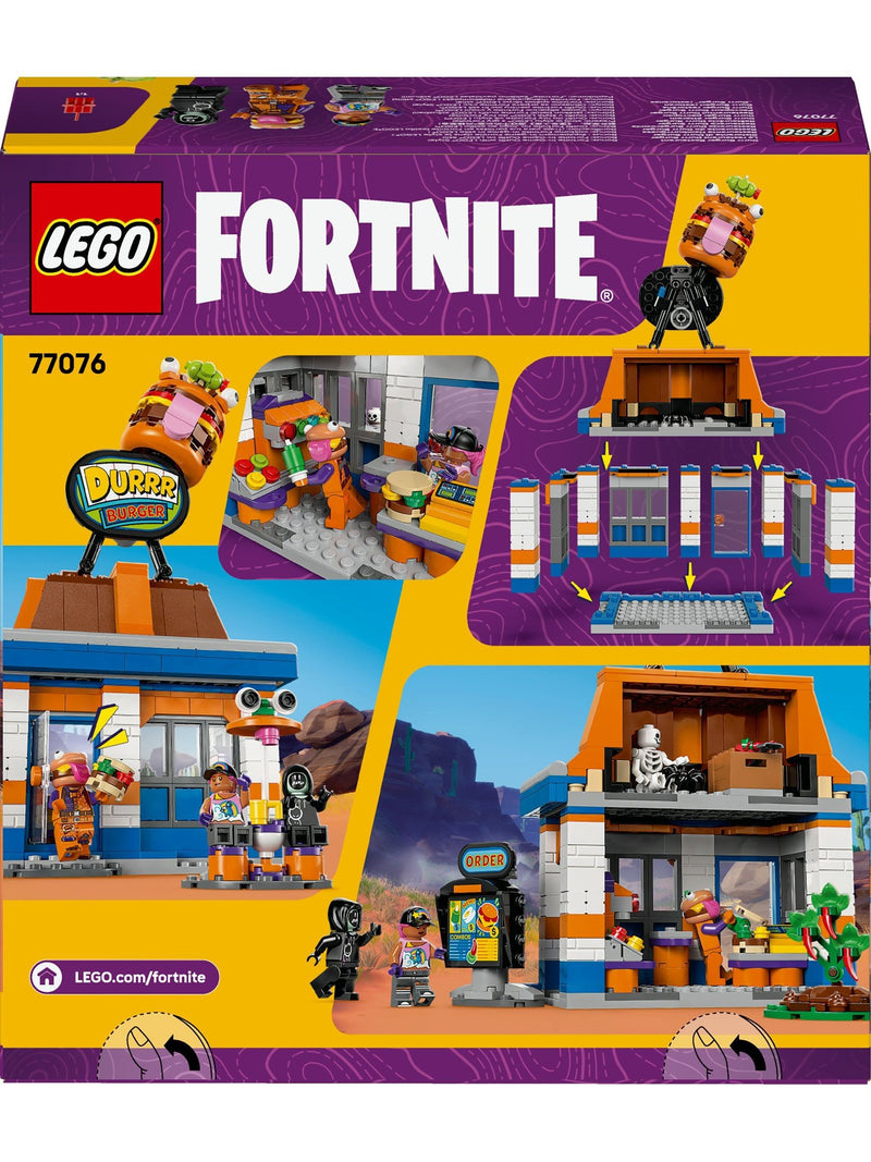 LEGO Fortnite Durrr Burger Restaurant building set 546 pieces, imported from the UK