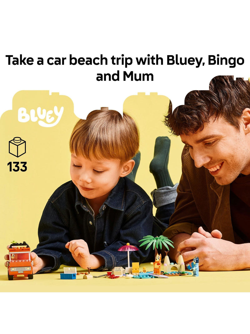 LEGO Bluey beach family car set 11202 - British product