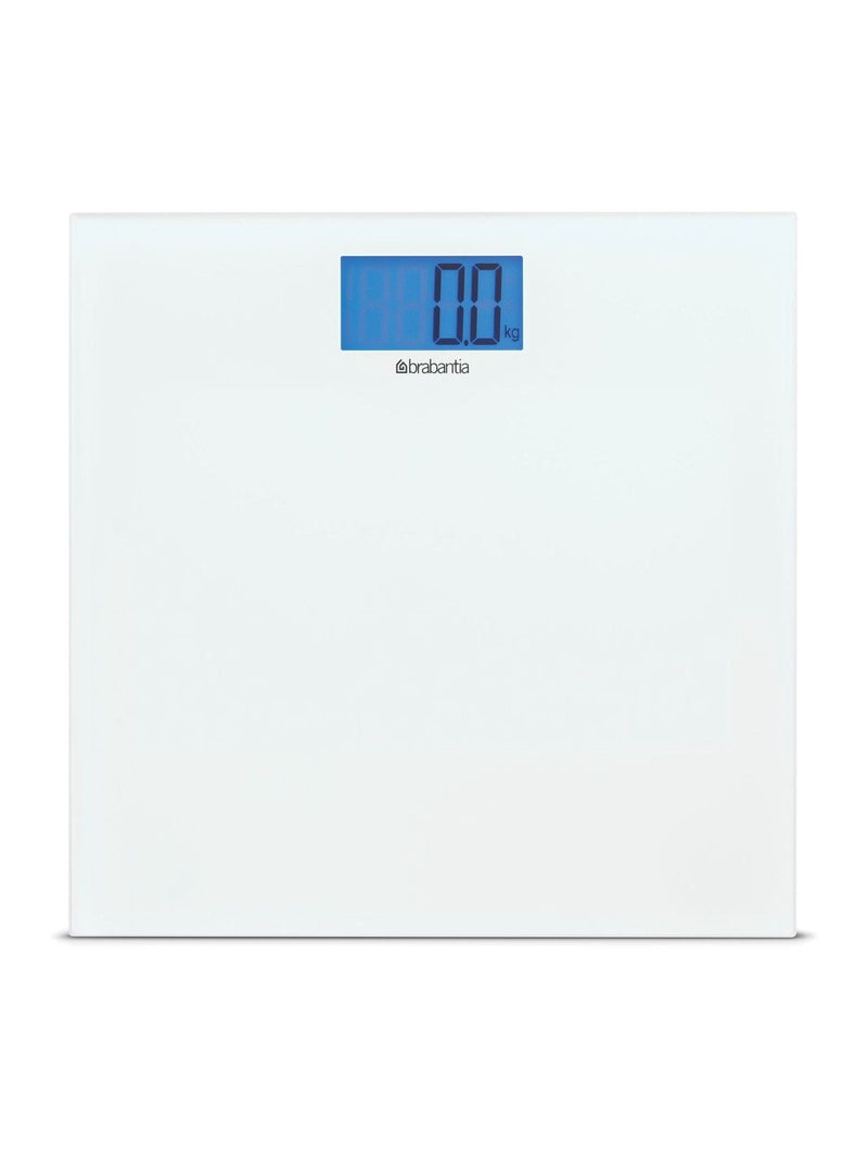 Brabantia white digital bathroom scale (British brand)