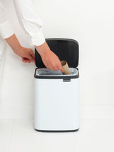 Next Brabantia White Bo Waste Bin 7 Litre- Buy online at McGrocer