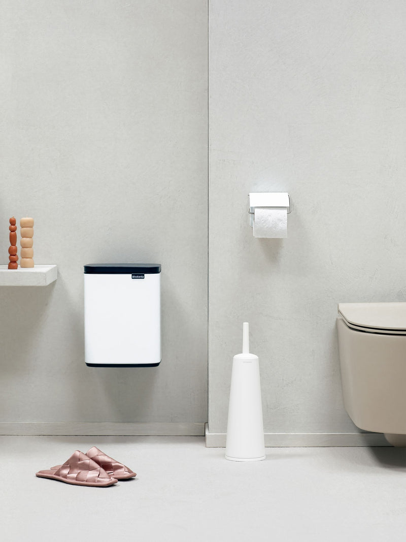 Brabantia White Bo waste bin 7 litre - British product