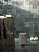 Next Brabantia NewIcon Pedal Bin Mineral Concrete Grey 3 Litre- Buy online at McGrocer