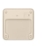 Brabantia Soft Beige ReNew digital bathroom scale, UK version