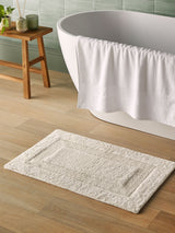 Next Silentnight Almond White Luxury Supersoft Bath Mat- Buy online at McGrocer