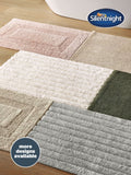 Silentnight Almond White luxury bath mat 50x80cm, UK version