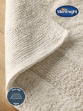 Silentnight Almond White luxury bath mat 50x80cm, UK version