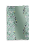 Sara Miller Roman blind sage green peacock filigree 1500x1400mm, imported from the UK