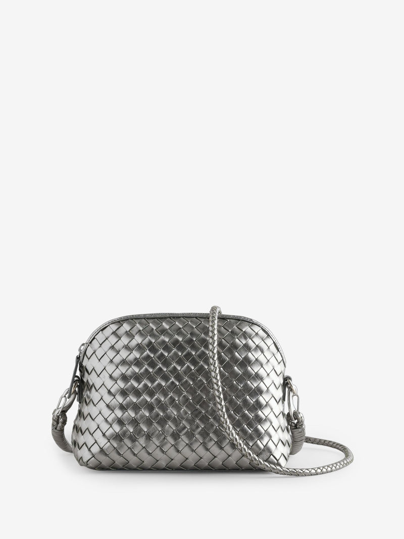 Dragon Diffusion Silver Chunky Fellini pochette bag, UK version