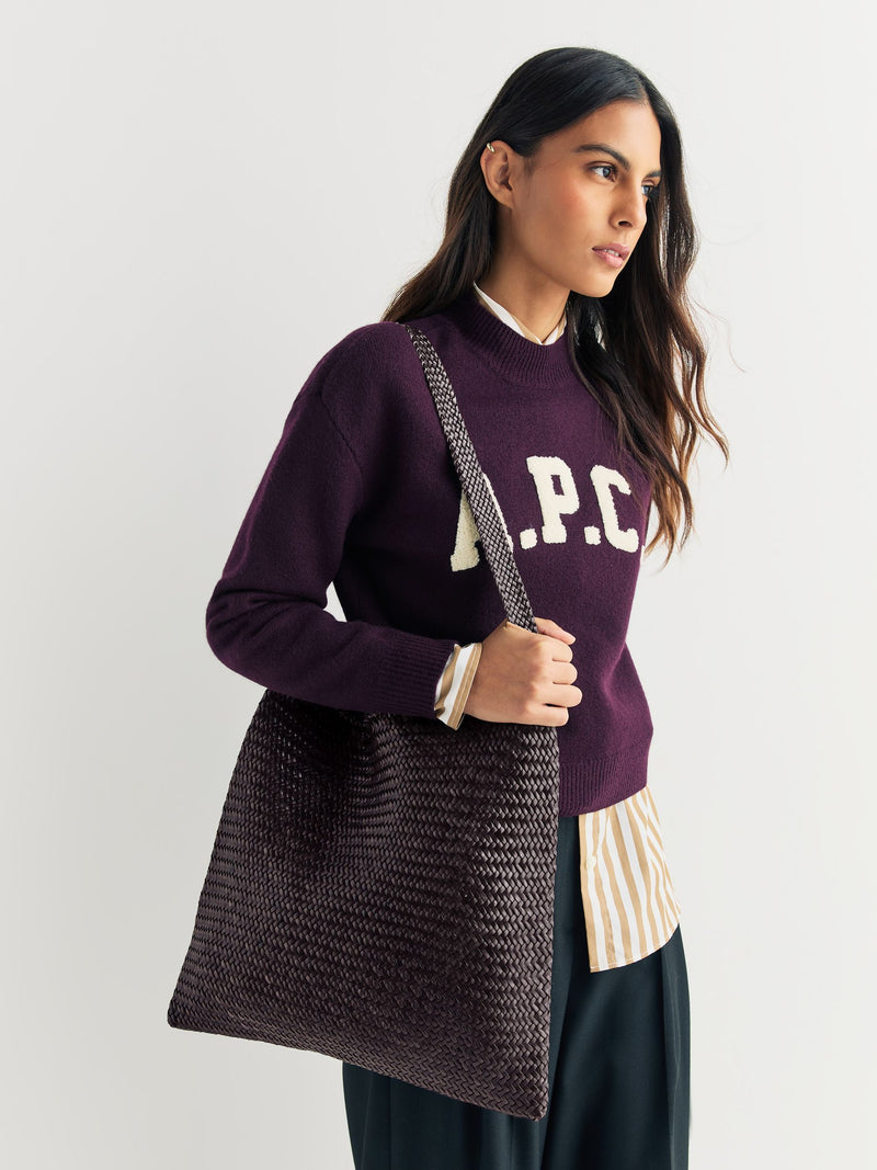 Dragon Diffusion Ars tote bag woven leather (British brand)