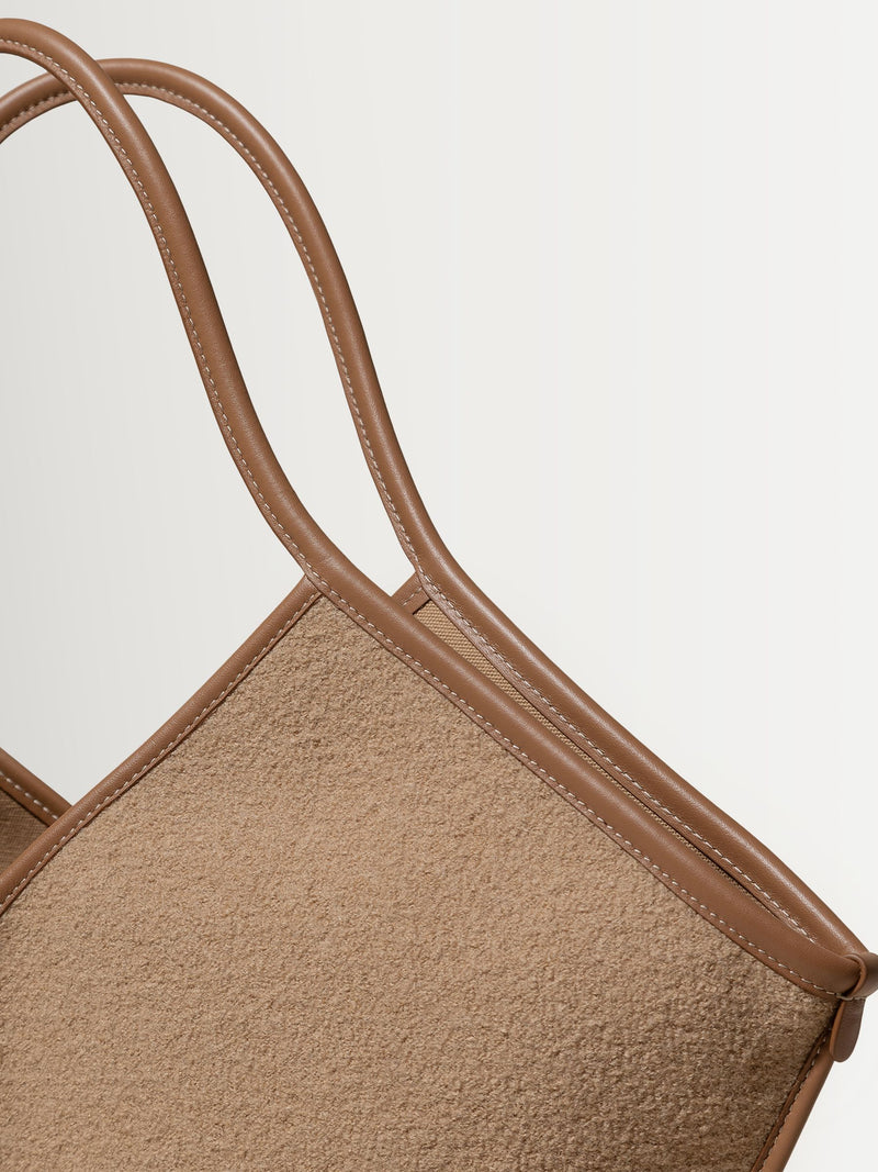 Hereu Studio brown wool tote bag, UK version