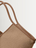 Hereu Studio brown wool tote bag, UK version