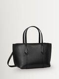 Tory Burch Perry Mini Tote black leather, imported from the UK