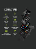 Reflex Active Black Series 44 smartwatch, imported from the UK