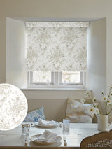 Next Shabby Chic Warm Natural Garden Floral Made to Measure Blackout Roller Blind- Buy online at McGrocer