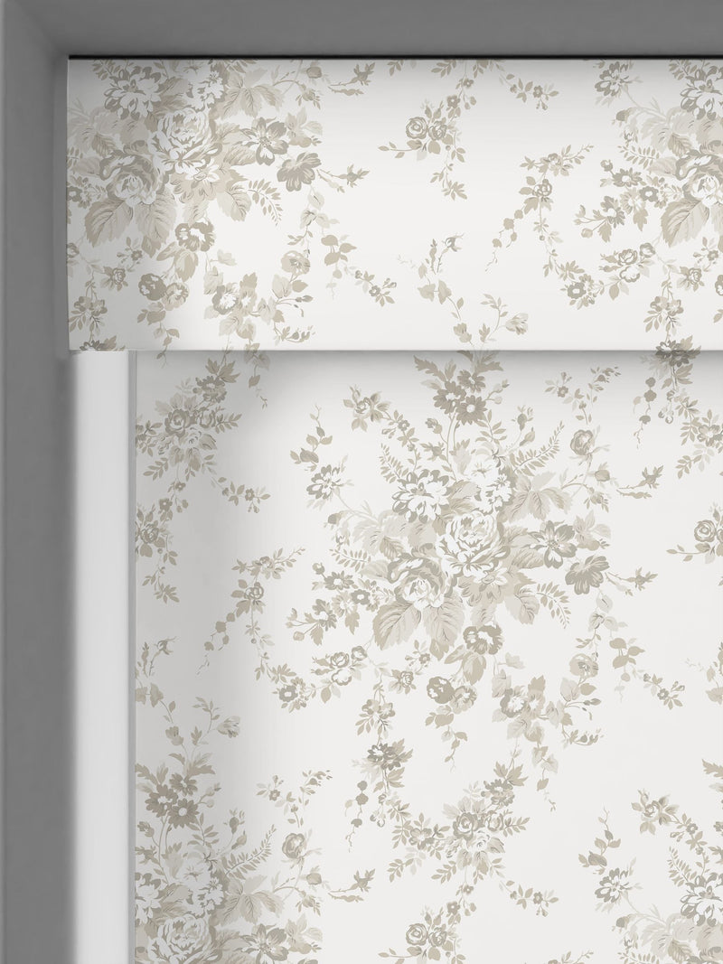 Shabby Chic by Rachel Ashwell blackout roller blind warm natural garden floral, UK version