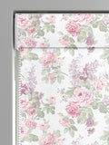 Shabby Chic roman blind lilac purple wild garden, imported from the UK