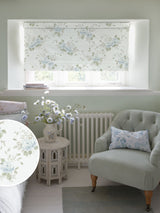Next Shabby Chic by Rachel Ashwell Duck Egg Blue Belle Hydrangea Made to Measure Roman Blind- Buy online at McGrocer