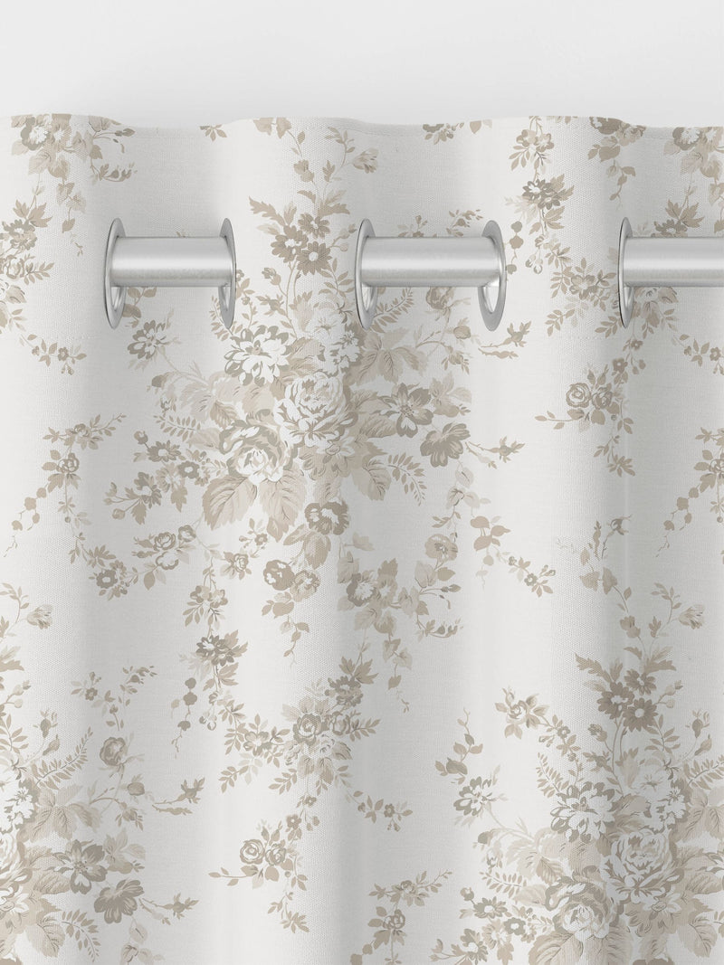 Shabby Chic garden floral made to measure curtains, UK version