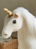 Cuddleco gold dust standing unicorn stuffed animal 90cm - British product