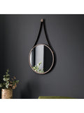 Gallery Home bronze round mirror, UK version