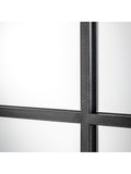 Gallery Home Black Margolin mirror 150cm x 75cm (British brand)
