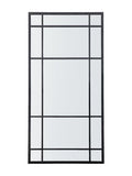 Gallery Home Black Margolin mirror 150cm x 75cm (British brand)