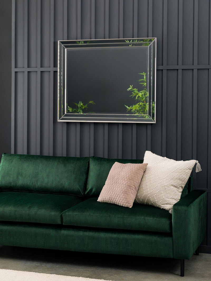 Gallery Home Champagne Roslyn Wall Mirror 100cm x 80cm, UK version