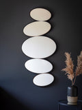Gallery Home Black Andersson Pebble Stack Mirror 118cm x 54cm, UK version