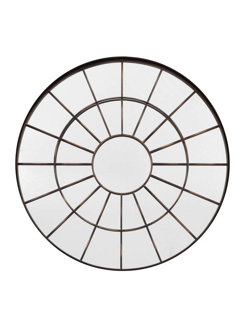 Gallery Home bronze battery mirror 100cm square, UK version