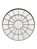 Gallery Home bronze battery mirror 100cm square, UK version