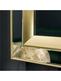 Gallery Home gold Phantine rectangle mirror wall light 109.5cm x 79cm, UK version