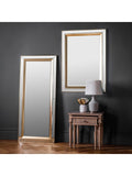 Gallery Home gold Phantine rectangle mirror wall light 109.5cm x 79cm, UK version
