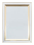 Gallery Home gold Phantine rectangle mirror wall light 109.5cm x 79cm, UK version
