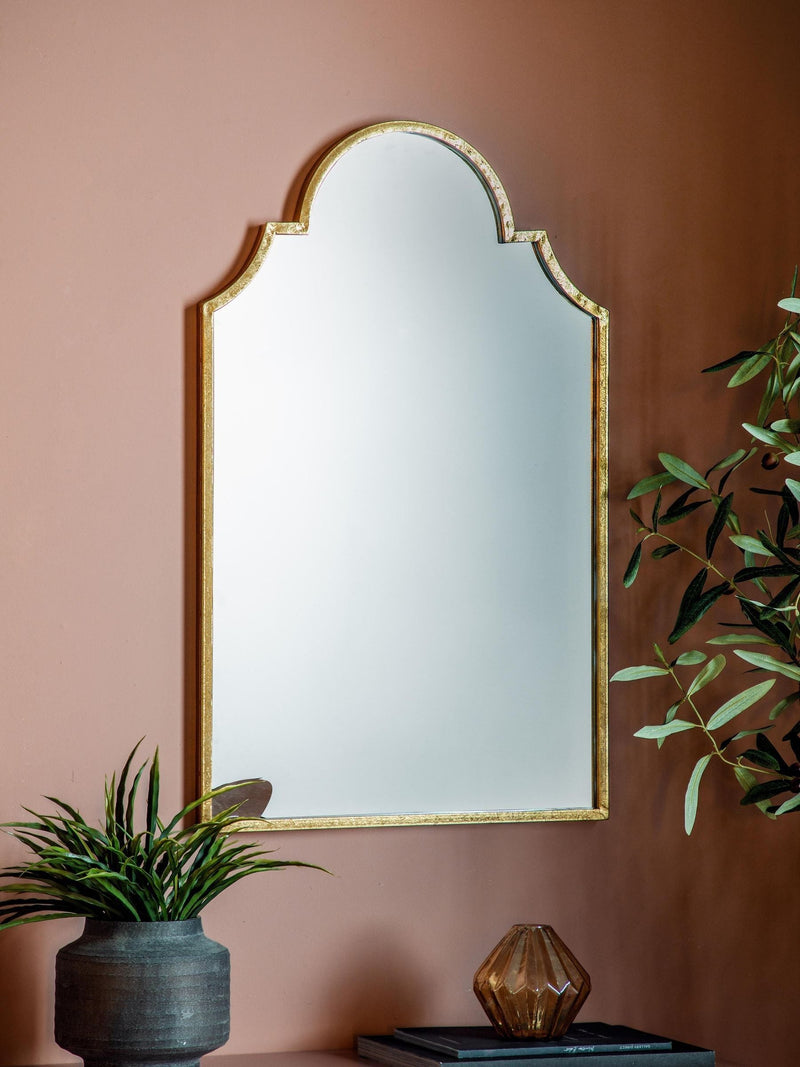 Gallery Home Gold Ceretto Mirror 80cm x 50cm, UK version