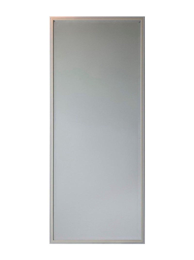 Gallery Home silver Floydan leaner mirror 150cm height, UK version