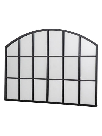 Next Gallery Home Black Winglow Arch Mirror 80cm x 120cm- Buy online at McGrocer