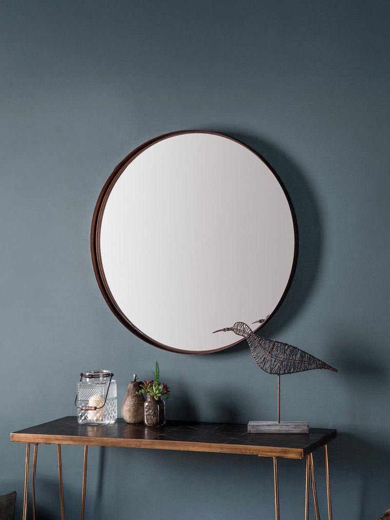 Gallery Home Bronze Greyburn Mirror 84cm x 84cm x 5cm, UK version