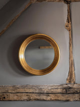 Next Gallery Home Gold Chapwell Round Mirror 65cm- Buy online at McGrocer