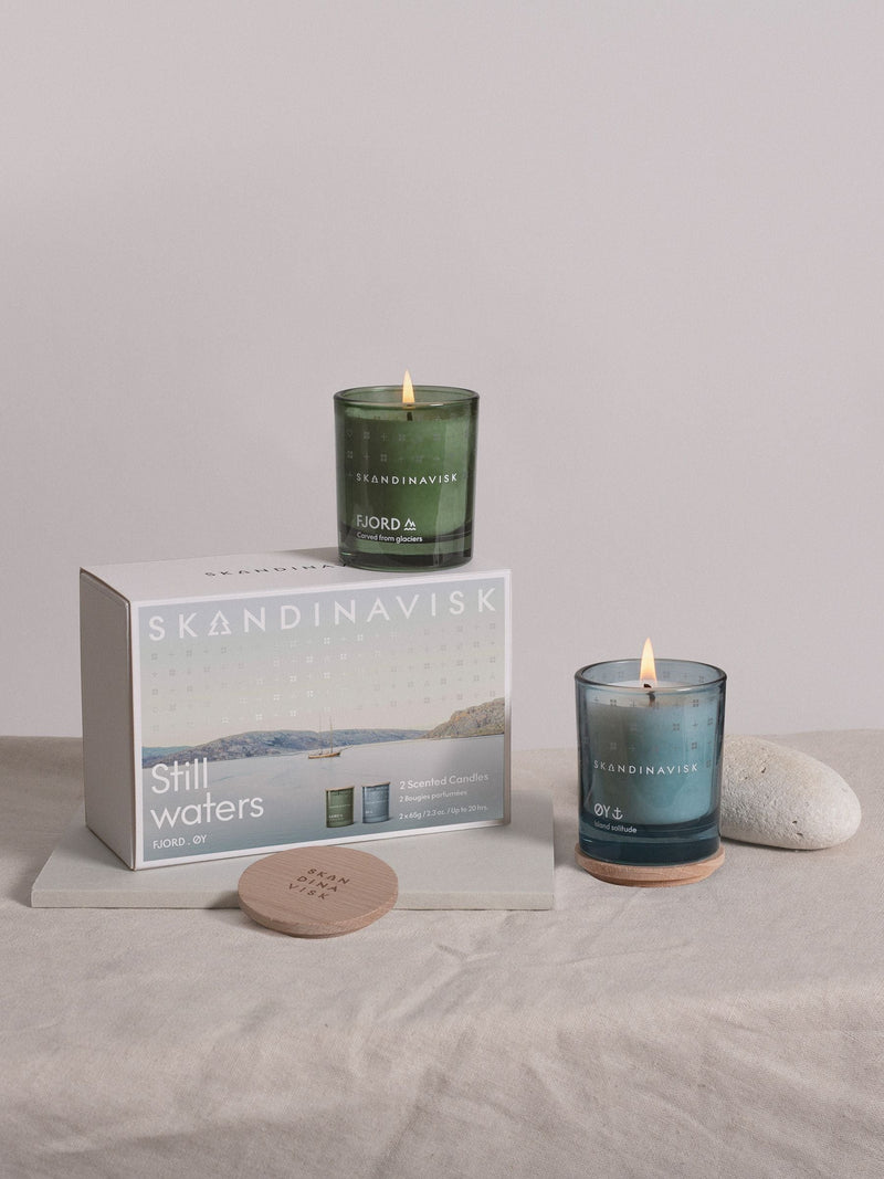 Skandinavisk Still Waters scented candle giftset 65g - British product