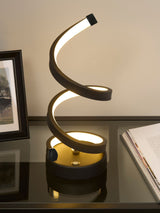 Next Searchlight Black Rechargeable LED Touch Helix Lumina Table Lamp- Buy online at McGrocer