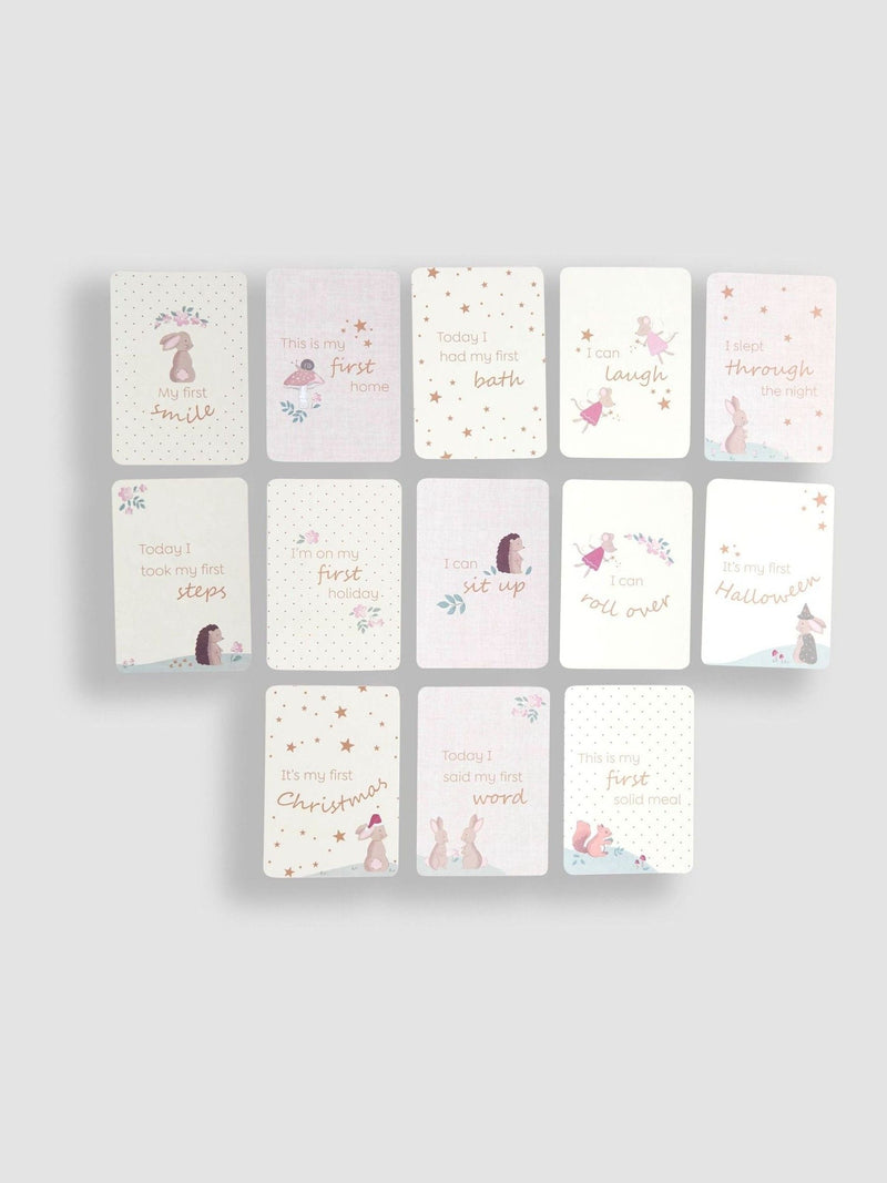 JoJo Maman Bébé baby milestone cards set of 26 (British brand)