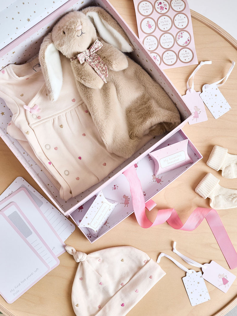 JoJo Maman Bébé Pink Fairy Mouse memory box, UK version