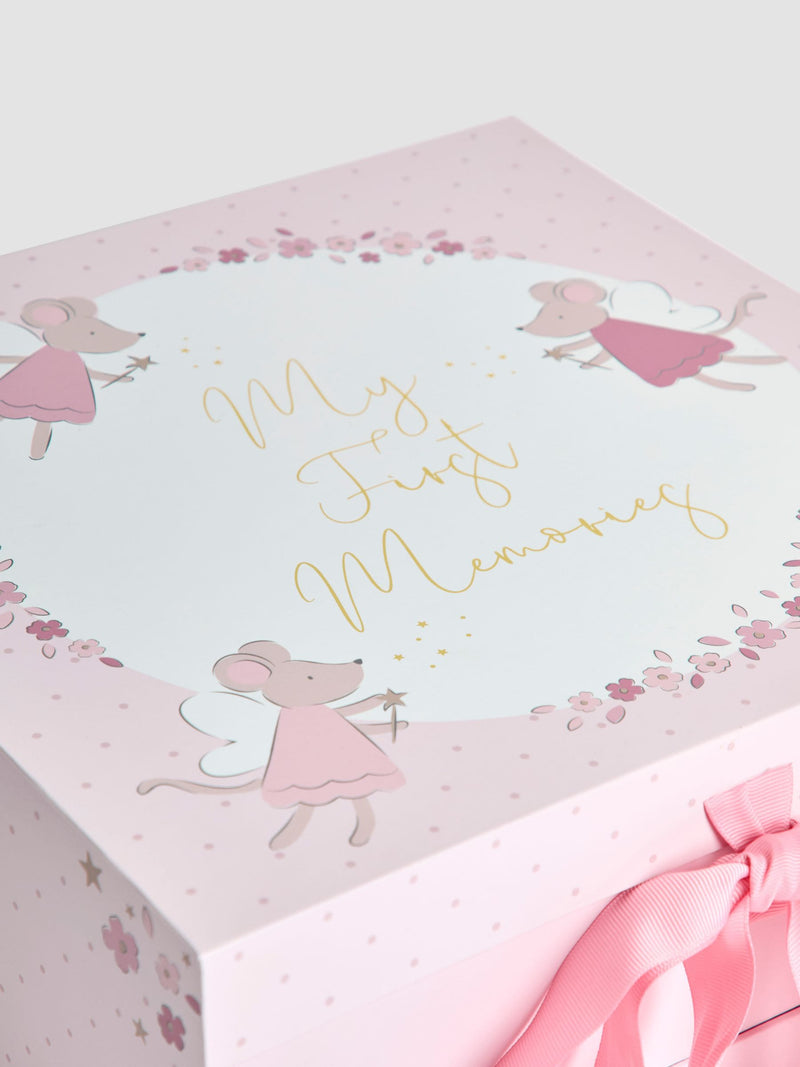 JoJo Maman Bébé Pink Fairy Mouse memory box, UK version