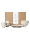 Broste Copenhagen ceramic breakfast bowls cream Nordic vanilla set of two - British product